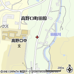 和歌山県橋本市高野口町田原26周辺の地図