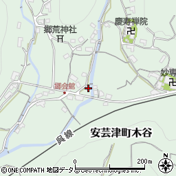 広島県東広島市安芸津町木谷3112周辺の地図