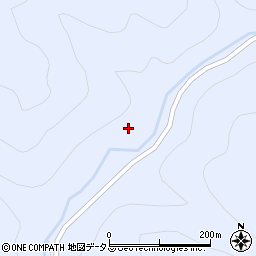 奈良県吉野郡黒滝村粟飯谷122周辺の地図
