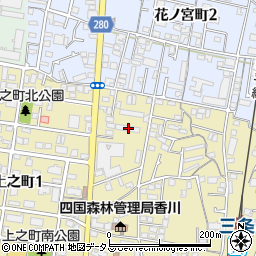 香川県高松市上之町2丁目1-18周辺の地図