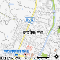 広島県東広島市安芸津町三津4373周辺の地図