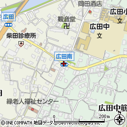 広田南周辺の地図