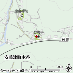 広島県東広島市安芸津町木谷2865周辺の地図
