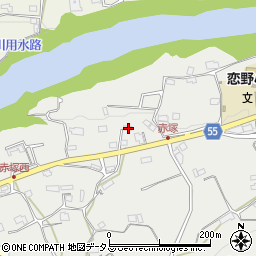 和歌山県橋本市赤塚234周辺の地図