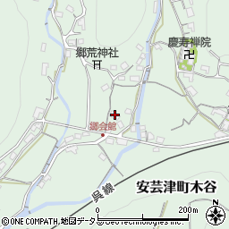 広島県東広島市安芸津町木谷1291周辺の地図