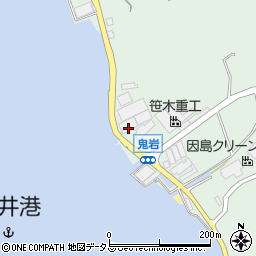 広島県尾道市因島重井町5423-5周辺の地図