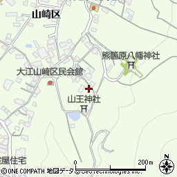 広島県尾道市因島中庄町山崎区461-2周辺の地図