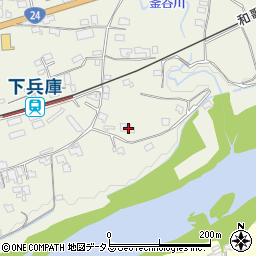 和歌山県橋本市隅田町下兵庫167周辺の地図