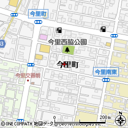 香川県高松市今里町周辺の地図