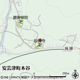 広島県東広島市安芸津町木谷2869周辺の地図