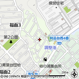 広島県廿日市市阿品台山の手周辺の地図