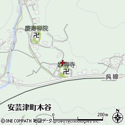 広島県東広島市安芸津町木谷2868周辺の地図