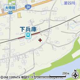 和歌山県橋本市隅田町下兵庫43周辺の地図