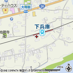 和歌山県橋本市隅田町下兵庫33周辺の地図