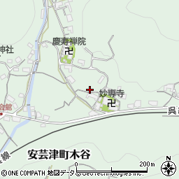 広島県東広島市安芸津町木谷2853周辺の地図