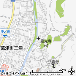 広島県東広島市安芸津町三津4357周辺の地図