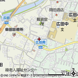 淡路信用金庫広田支店周辺の地図