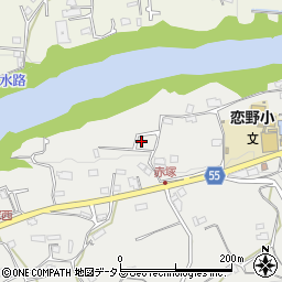 和歌山県橋本市赤塚80周辺の地図