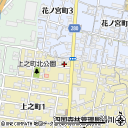 香川県高松市上之町1丁目2-20周辺の地図