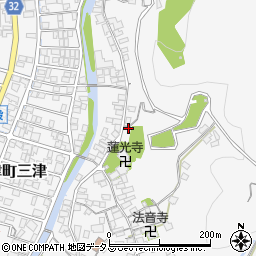 広島県東広島市安芸津町三津3593周辺の地図