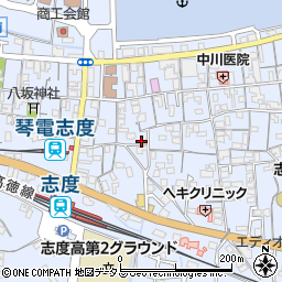 香川県さぬき市志度571-2周辺の地図