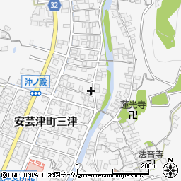 広島県東広島市安芸津町三津4659周辺の地図