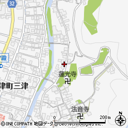 広島県東広島市安芸津町三津4323-1周辺の地図