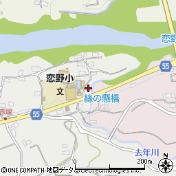 和歌山県橋本市赤塚189周辺の地図