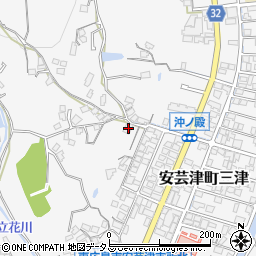 広島県東広島市安芸津町三津4499周辺の地図