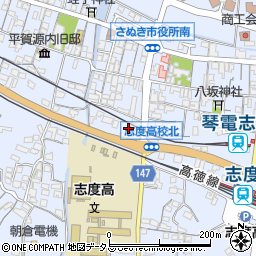 香川県さぬき市志度367周辺の地図