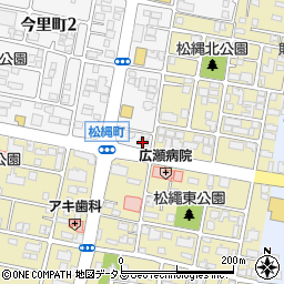 辻上薬局今里店周辺の地図