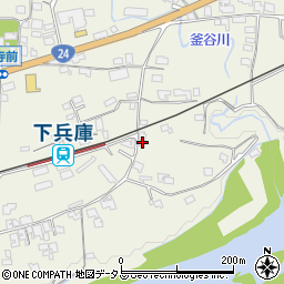 和歌山県橋本市隅田町下兵庫159周辺の地図