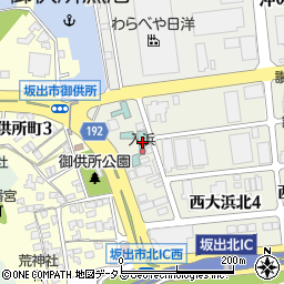 ホテル入浜周辺の地図