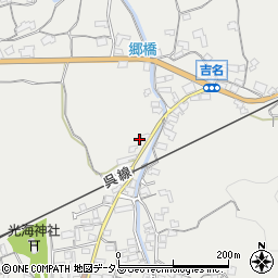 広島県竹原市吉名町52周辺の地図