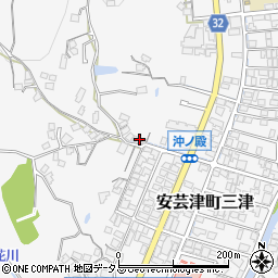 広島県東広島市安芸津町三津4638周辺の地図