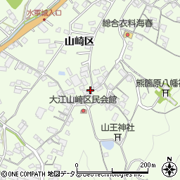 広島県尾道市因島中庄町山崎区603-1周辺の地図