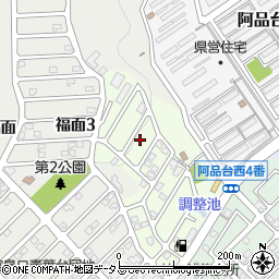 広島県廿日市市阿品台山の手9周辺の地図