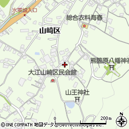 広島県尾道市因島中庄町山崎区439-2周辺の地図