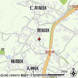 広島県尾道市因島中庄町黒松区2968周辺の地図