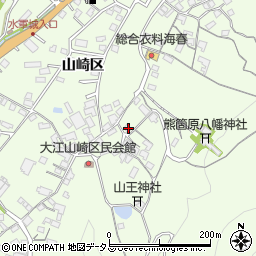 広島県尾道市因島中庄町山崎区423周辺の地図