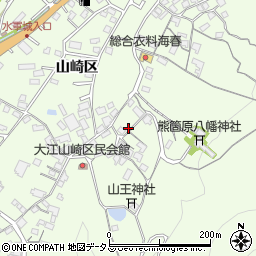 広島県尾道市因島中庄町山崎区422周辺の地図