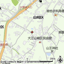 広島県尾道市因島中庄町山崎区609周辺の地図