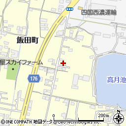 香川県高松市飯田町1262周辺の地図