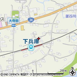 和歌山県橋本市隅田町下兵庫50周辺の地図