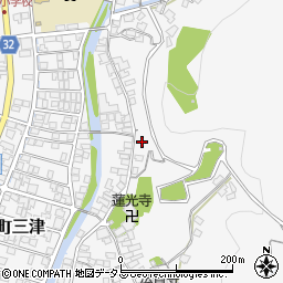 広島県東広島市安芸津町三津3460-3周辺の地図