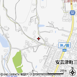 広島県東広島市安芸津町三津4594-4周辺の地図