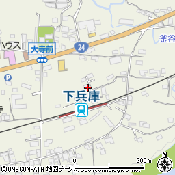 和歌山県橋本市隅田町下兵庫周辺の地図