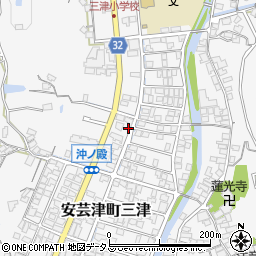 広島県東広島市安芸津町三津4649周辺の地図