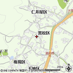 広島県尾道市因島中庄町黒松区2964周辺の地図