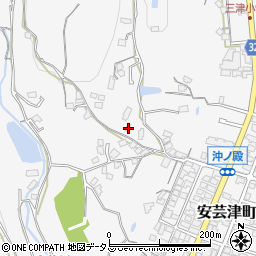 広島県東広島市安芸津町三津4591-3周辺の地図